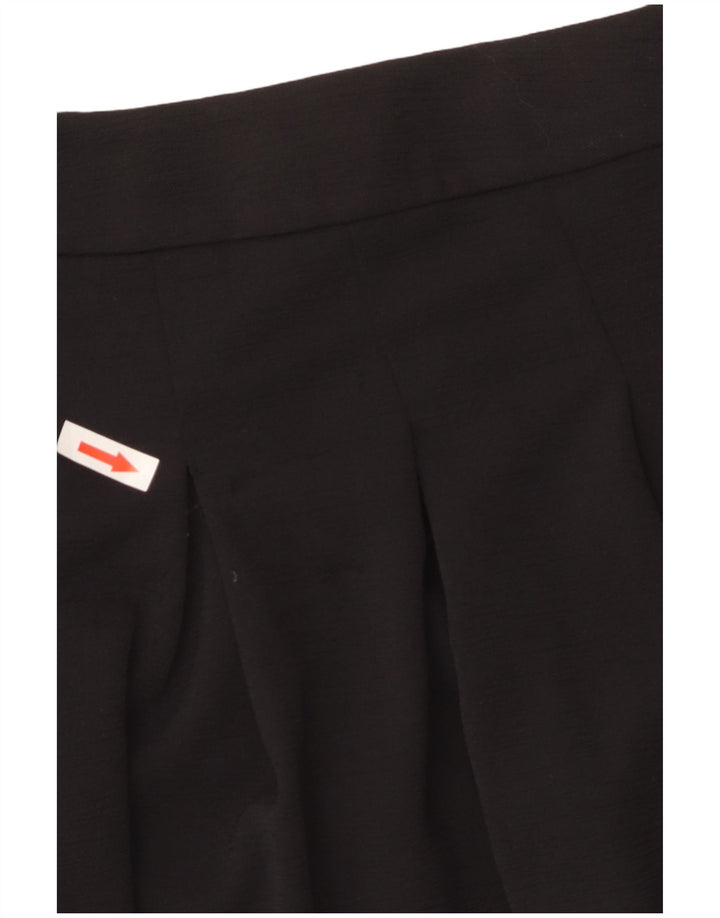 Tommy Hilfiger Mini saia plissada feminina média W28 poliéster preto