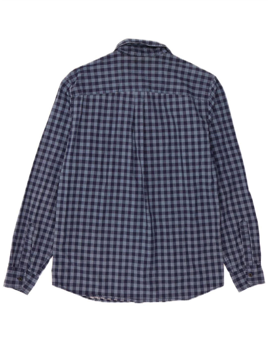 Jack & Jones Camisa masculina Slim Fit Médio Azul Gingham