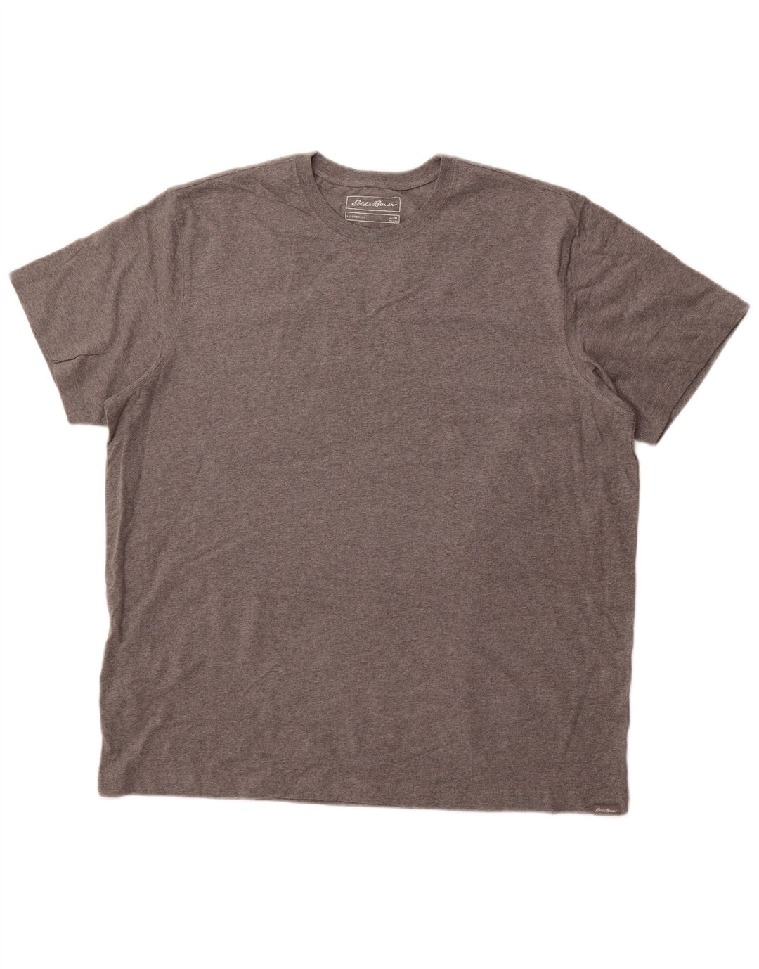 Camiseta masculina EDDIE BAUER Top XL algodão cinza
