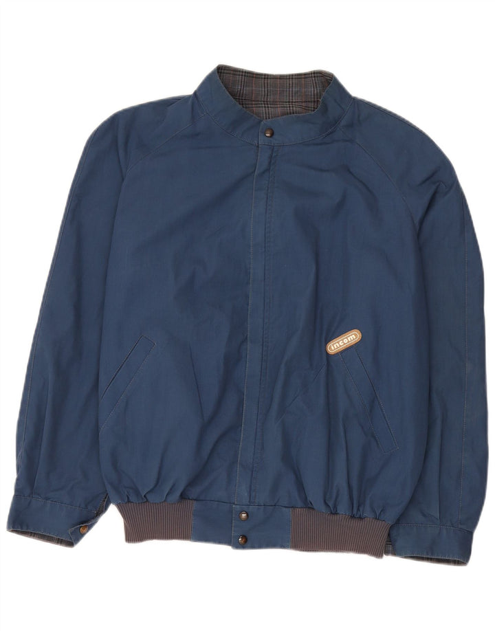 Jaqueta reversível masculina Incom UK 40 grande azul