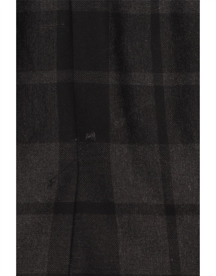 Vestido bainha feminino Karen Millen UK 8 pequeno poliéster xadrez preto