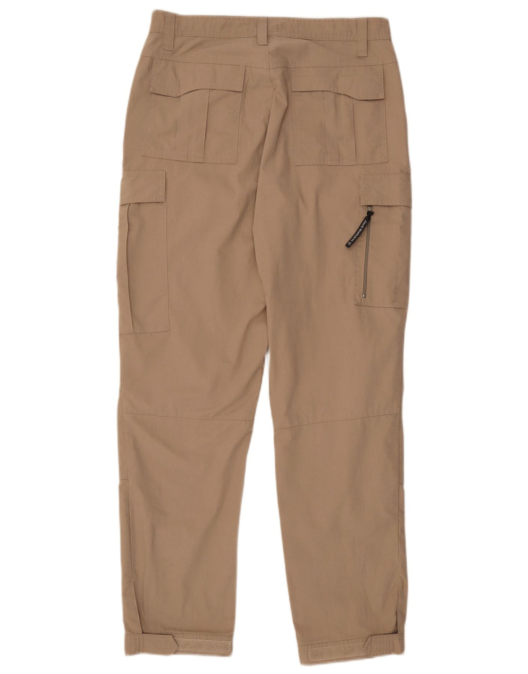 Calça cargo masculina Jack Wolfskin W32 L33 poliéster bege