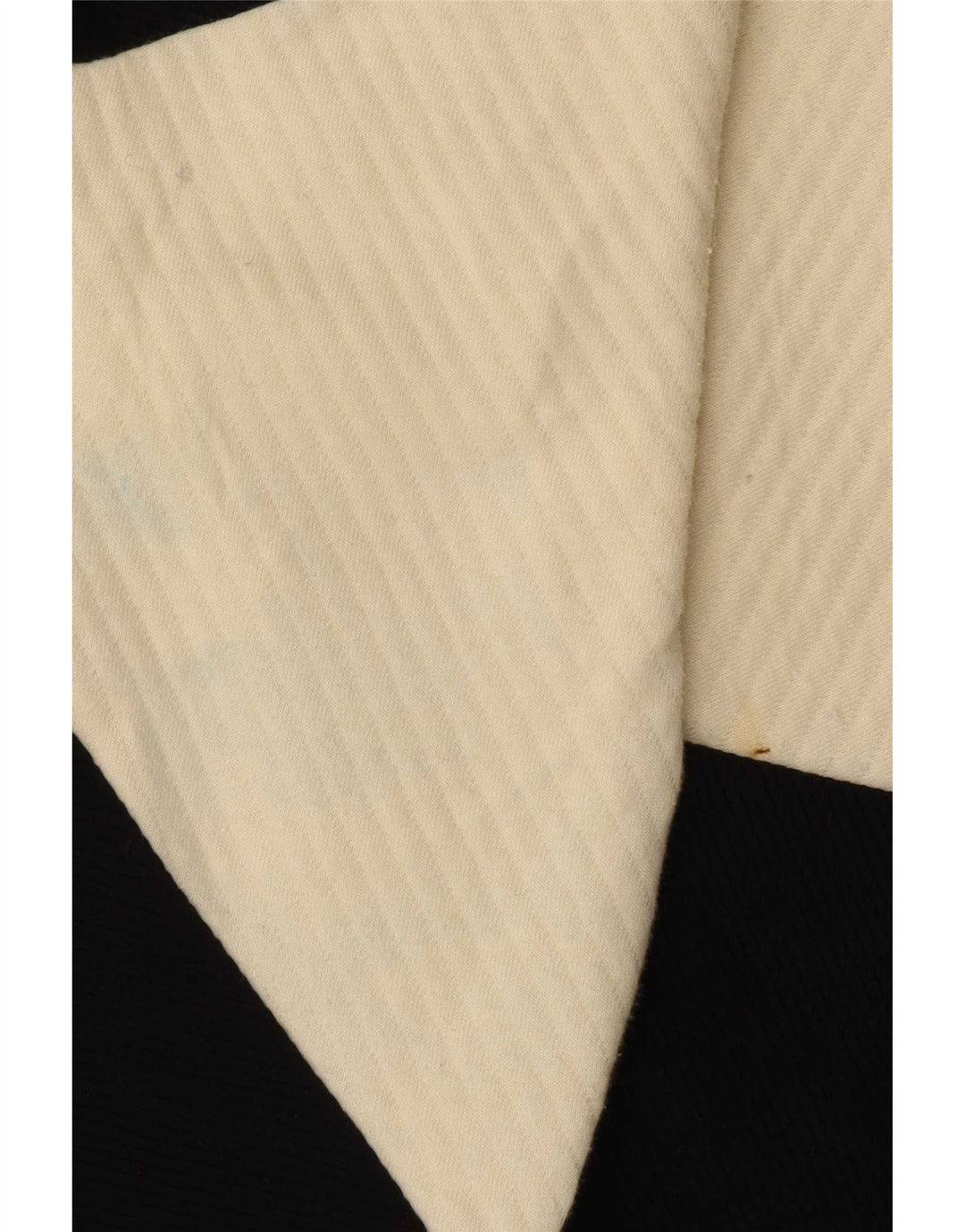 Blusa oversized feminina Zara UK 10 pequeno algodão colorblock preto