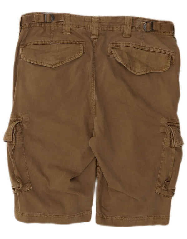 Shorts Cargo Masculino Superdry W32 Algodão Cáqui Médio