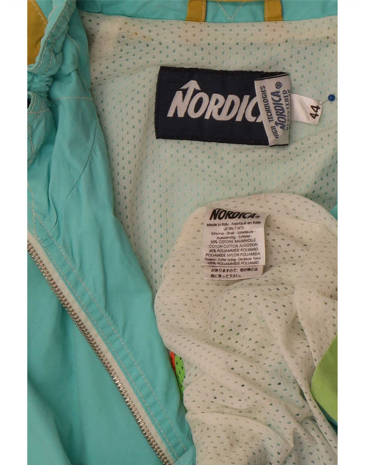 Jaqueta de chuva feminina Nordica IT 44 algodão colorblock médio multicolorido
