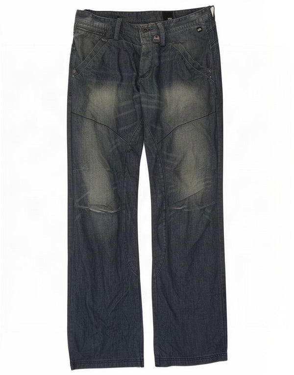Jack & Jones Mens Straight Jeans W36 L35 Azul