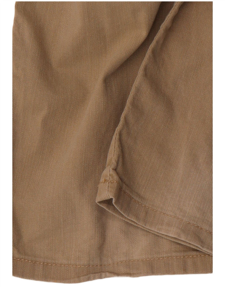 Calça casual reta Texas WRANGLER masculina W34 L32 algodão bege