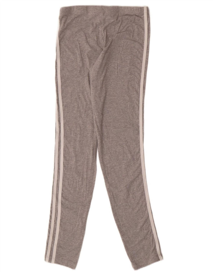 Leggings ADIDAS Menina 13-14 Anos Cinzento Algodão