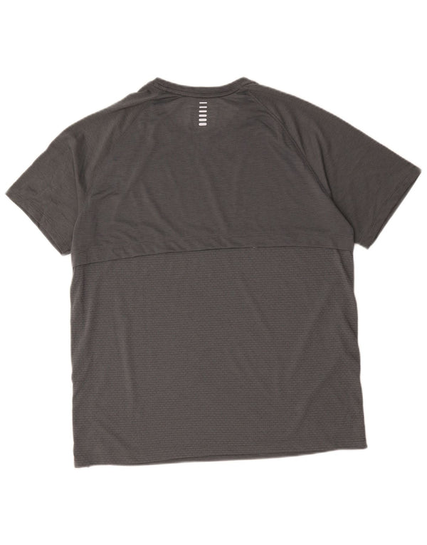 Camiseta masculina Under Armour justa grande cinza
