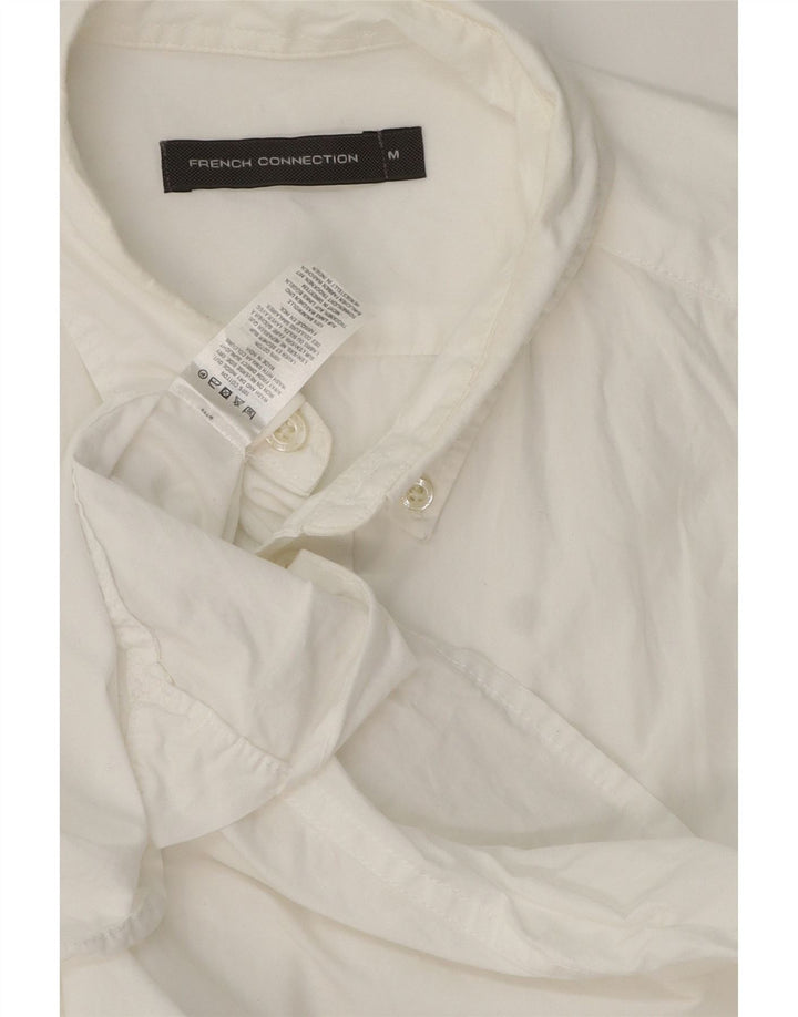 Camisa masculina French Connection algodão branco médio
