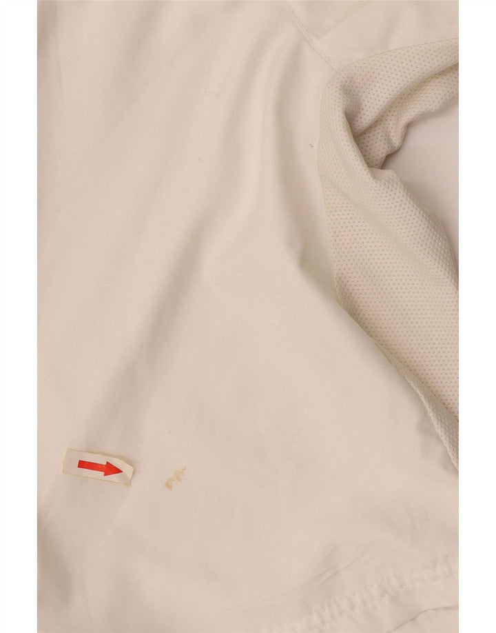 Shorts de natação masculino Nike médio branco poliéster