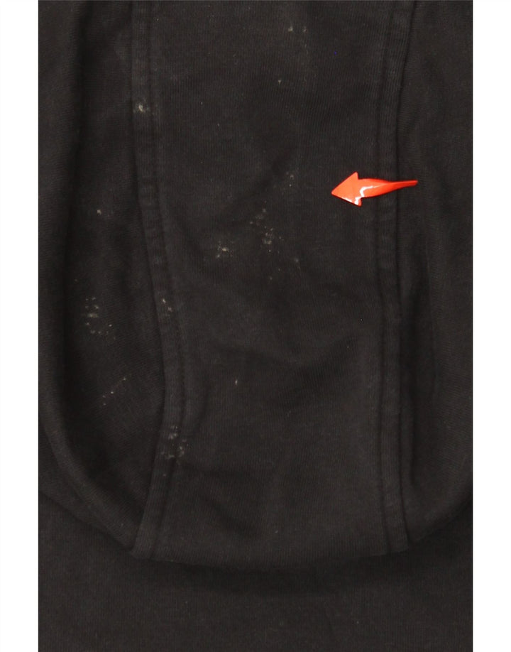 NIKE Meninos moletom com capuz 12-13 anos grande algodão preto