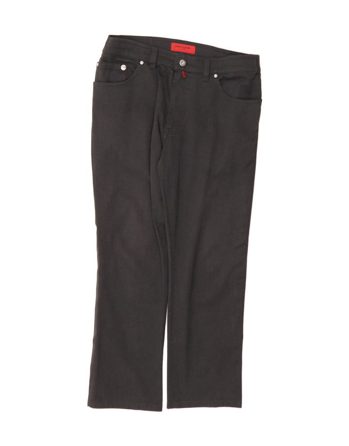 PIERRE CARDIN Mens Straight Casual Trousers W32 L28 Grey Vintage Pierre Cardin and Second-Hand Pierre Cardin from Messina Hembry 