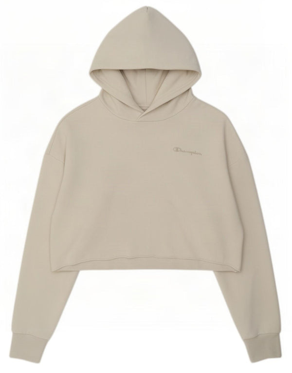 Jumper com capuz feminino Champion UK 14 médio branco