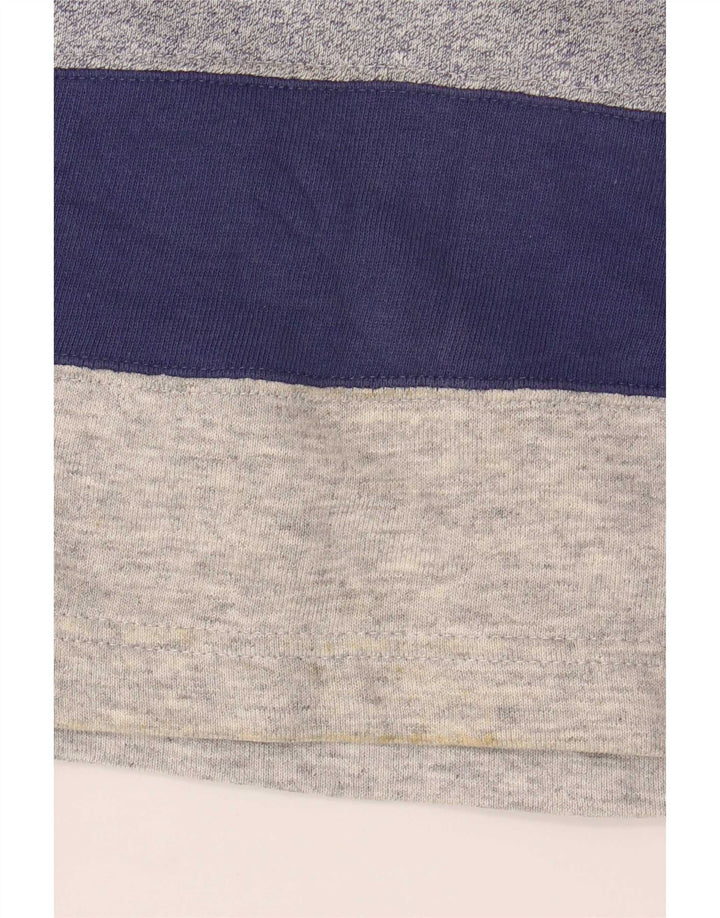 Suéter gráfico masculino Gymnasium grande bloco colorido azul
