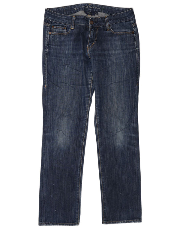 Calça jeans feminina Levi's 552 cintura média reta US 6 médio W28 L30 algodão azul