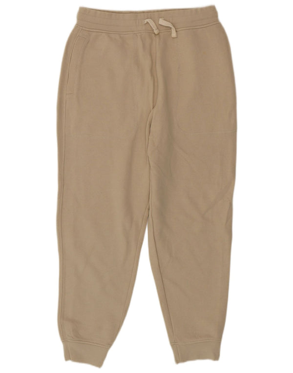 Zara Calça de treino masculina Joggers médio algodão bege