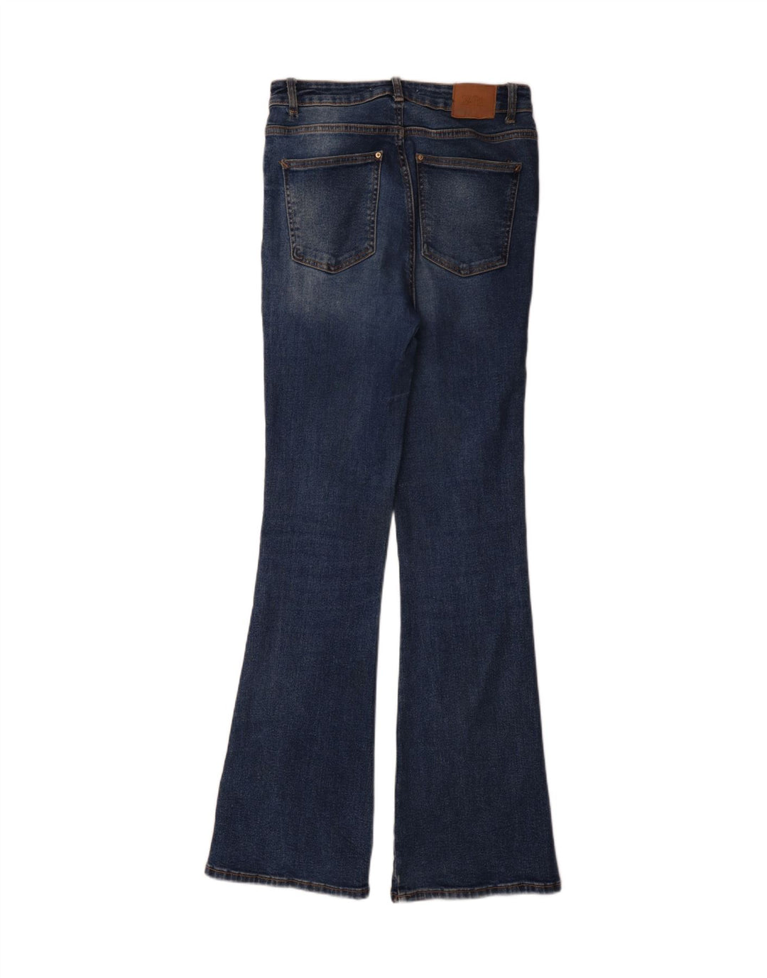 Zara Jeans feminino queimado EU 38 pequeno W28 L34 algodão azul