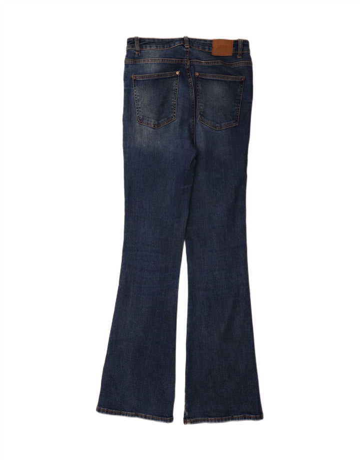 Zara Jeans feminino queimado EU 38 pequeno W28 L34 algodão azul