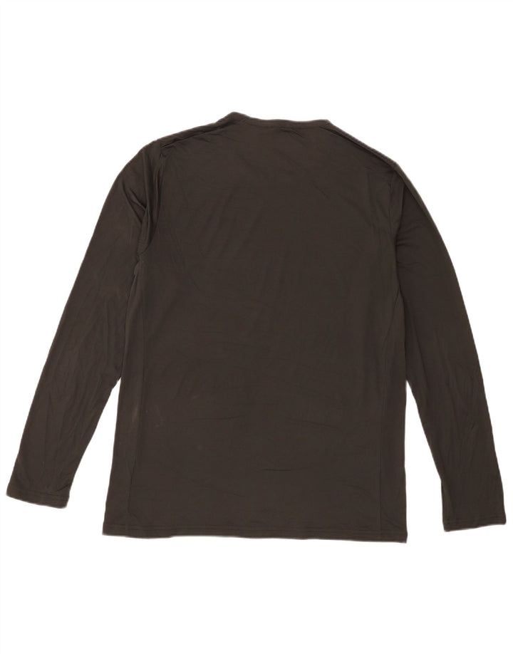 Rohan Mens Regular Fit Top Manga Longa Cinza Médio