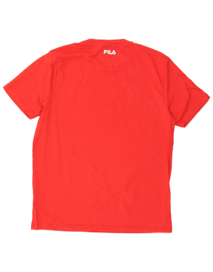 Camiseta masculina Fila Graphic Top XL vermelho