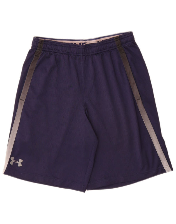Under Armour Mens Heat Gear Sport Shorts Médio Poliéster Azul Marinho