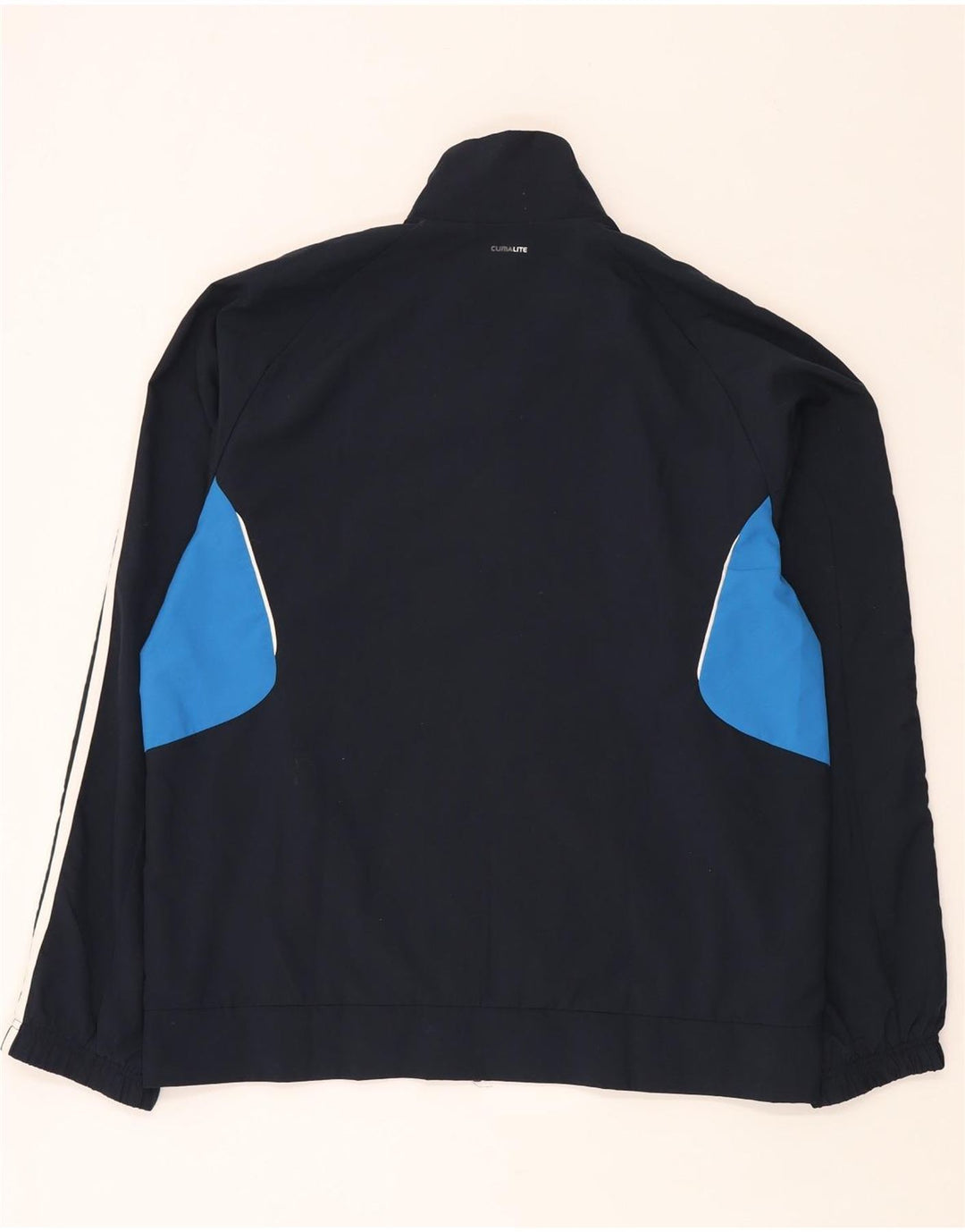 Adidas Mens Climalite Tracksuit Top Jacket Grande Azul Marinho Colorblock