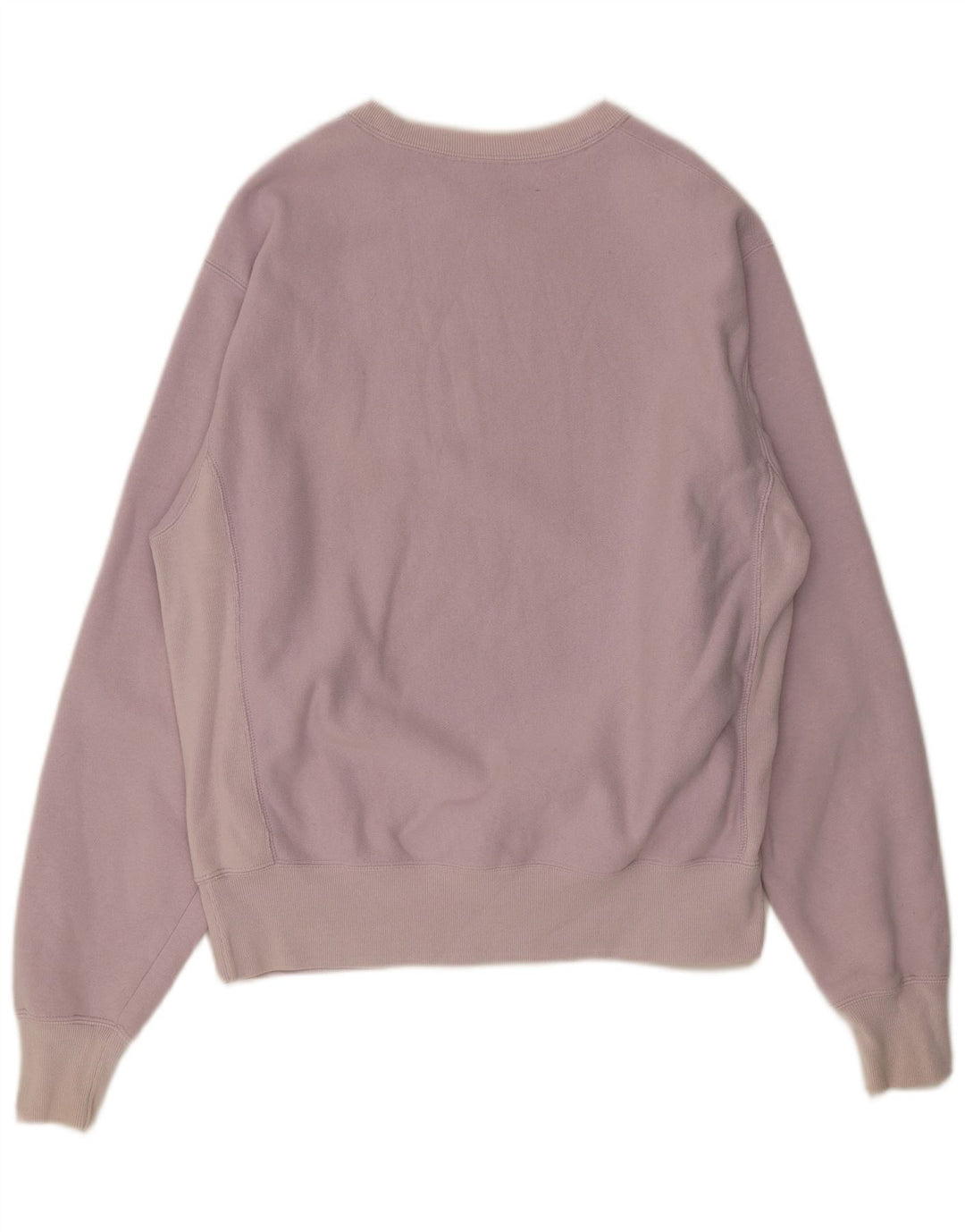 Jumper de moletom feminino grande Champion UK 14 algodão roxo médio