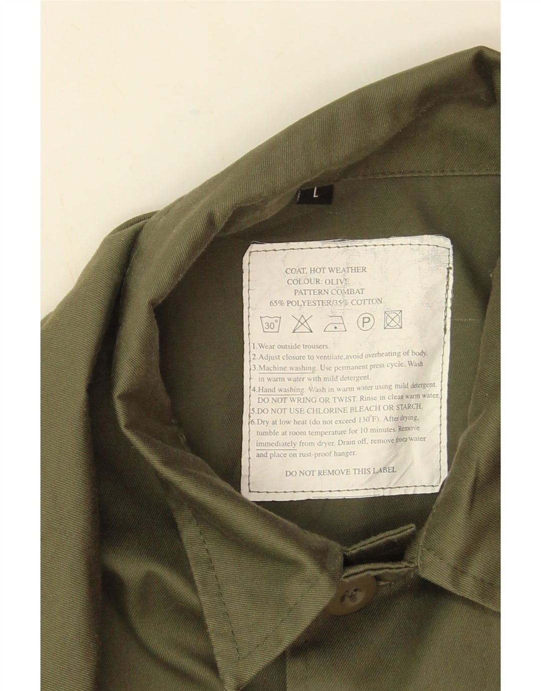 Jaqueta utilitária masculina vintage UK 40 poliéster cáqui grande