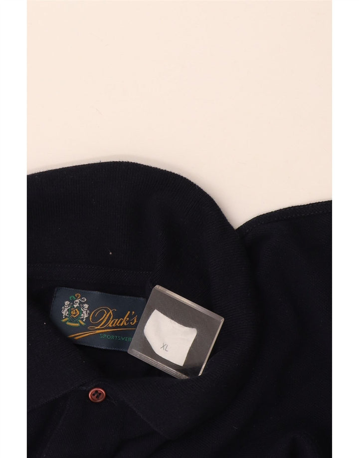Camisa polo masculina Dack XL azul marinho algodão