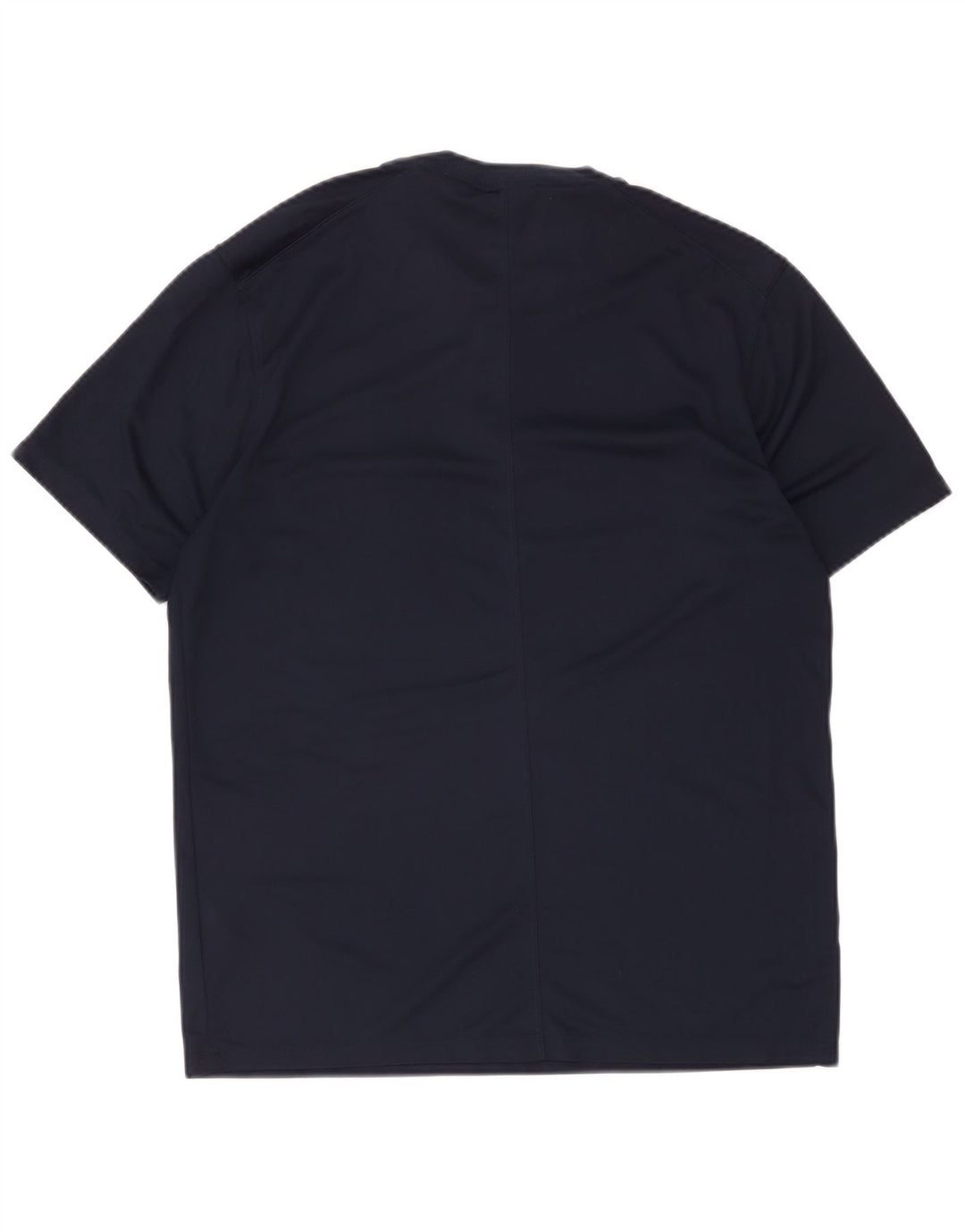Camiseta Nike Masculina Dri Fit Top Médio Azul Marinho Poliéster