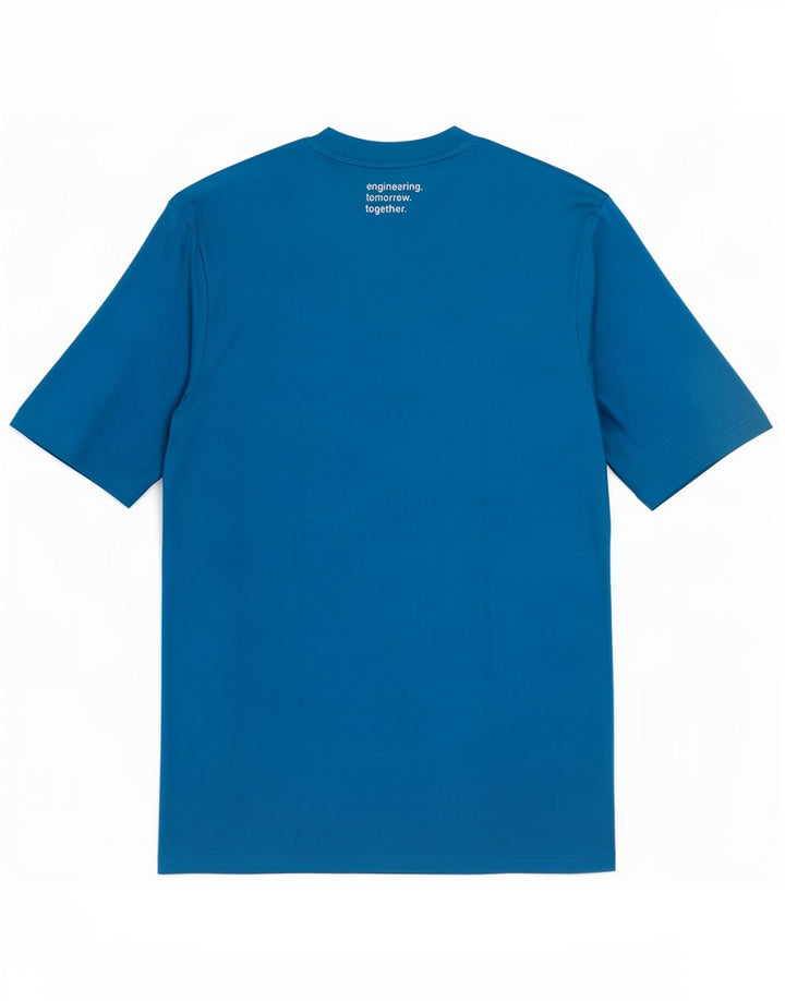 Camiseta masculina Adidas Top pequeno poliéster azul