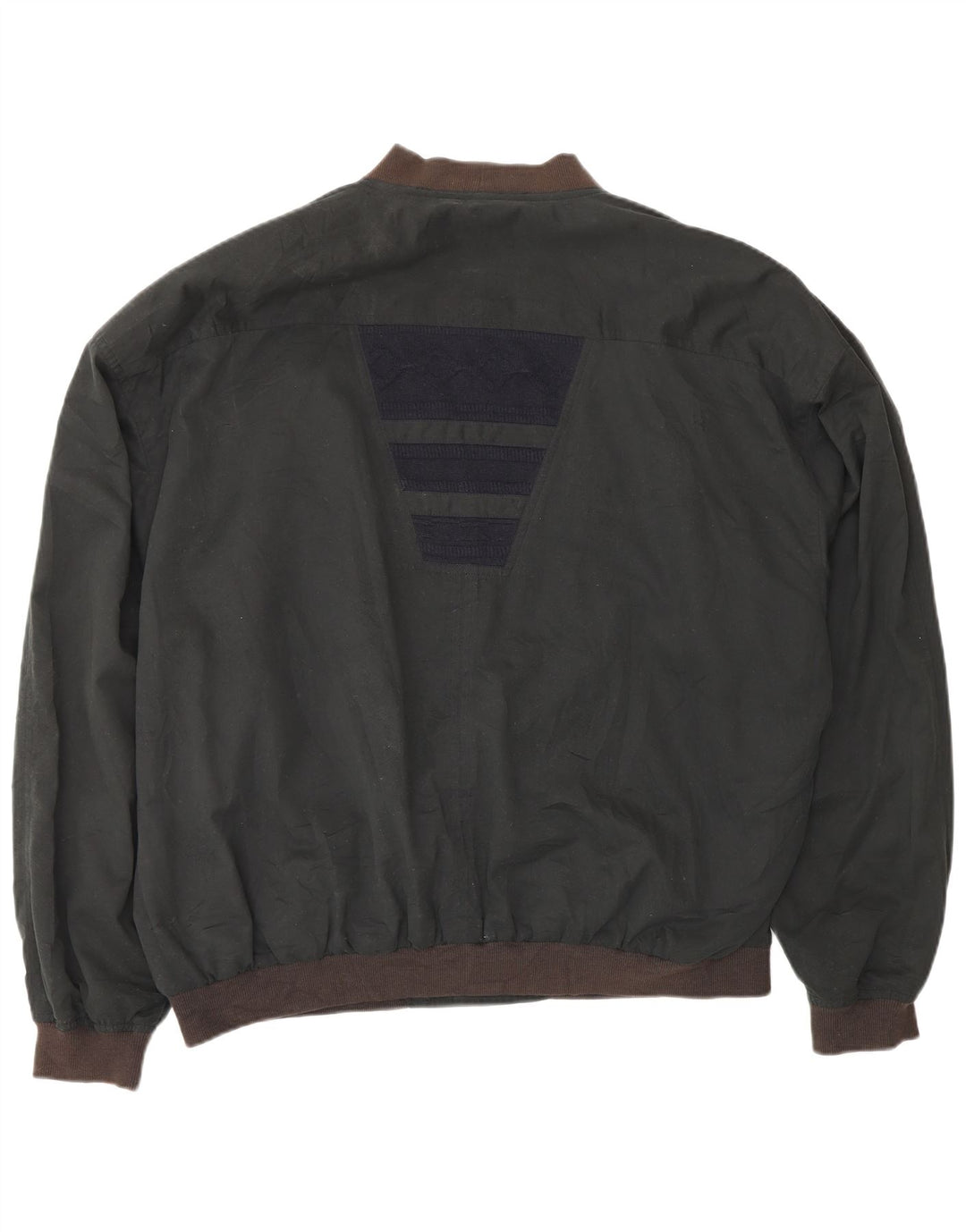 Jaqueta bomber masculina C.C.CONCORD UK 44 2XL poliéster colorblock preto