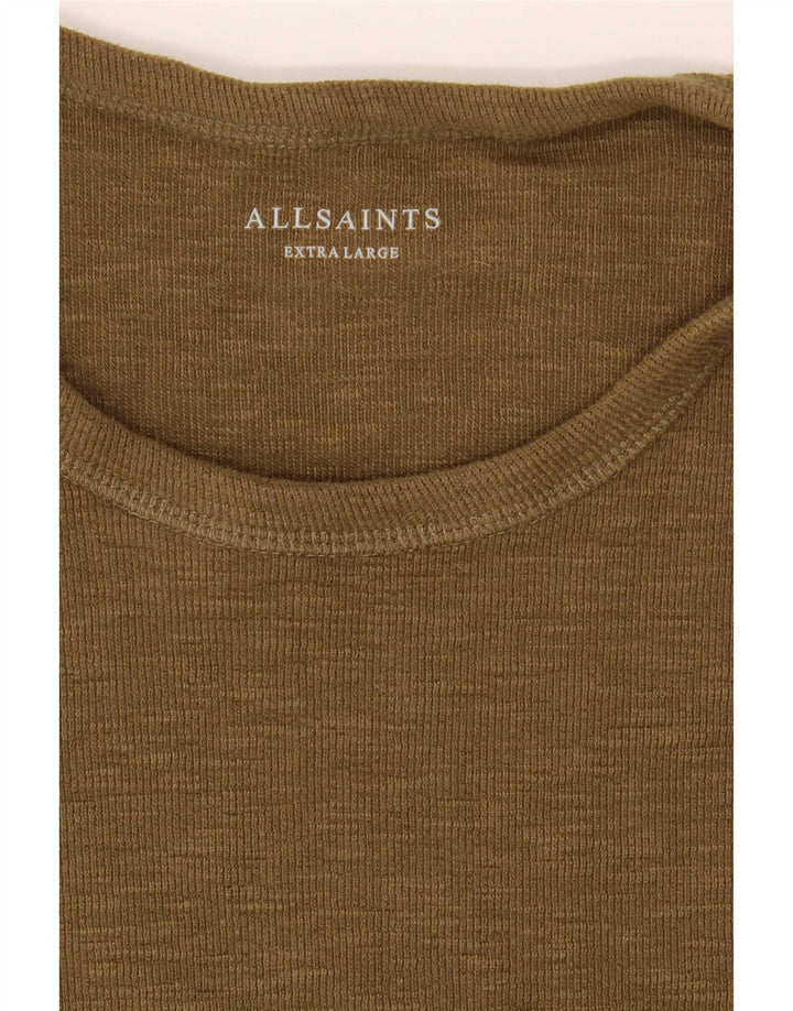 All Saints Camiseta masculina Top XL Khaki