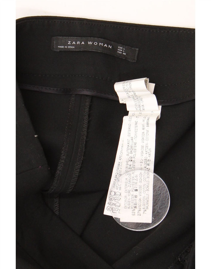 Saia lápis feminina ZARA grande W32 poliéster preto