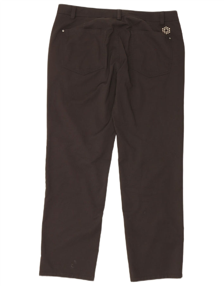 Calça casual reta masculina Puma W36 L32 poliéster preto