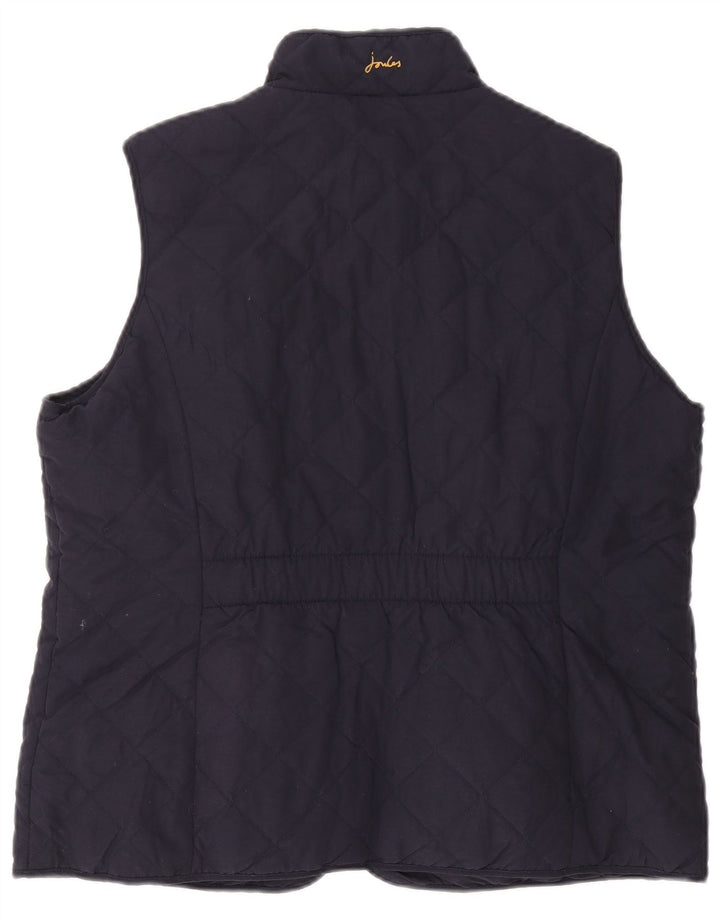 Gilet feminino acolchoado Joules UK 18 XL azul marinho poliéster