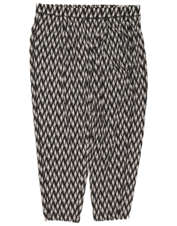 Calça casual feminina de cintura alta Marks & Spencer UK 20 2XL W40 L27 preta