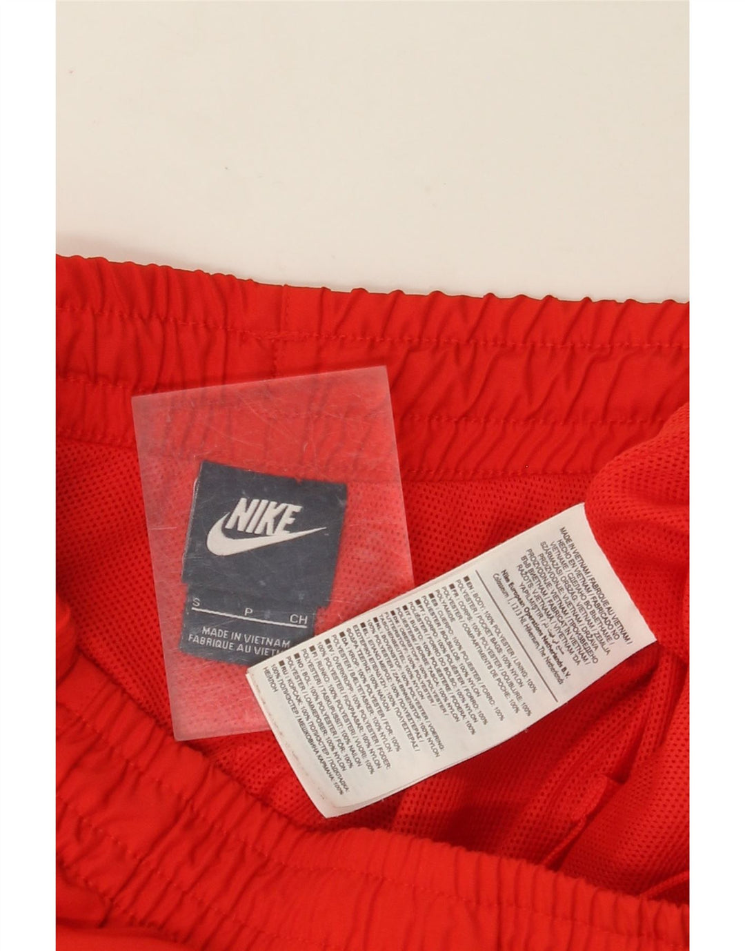 Shorts esportivos gráficos masculinos NIKE pequenos poliéster vermelho