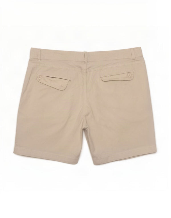 Shorts Chino feminino Crew Clothing 2XL W38 linho branco