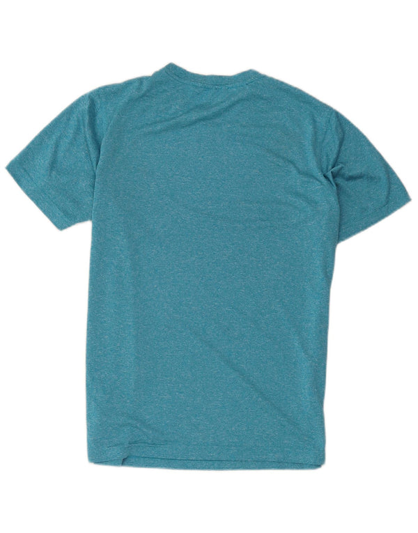 Camiseta masculina New Balance poliéster azul pequeno
