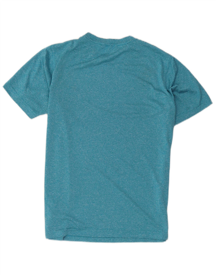 Camiseta masculina New Balance poliéster azul pequeno