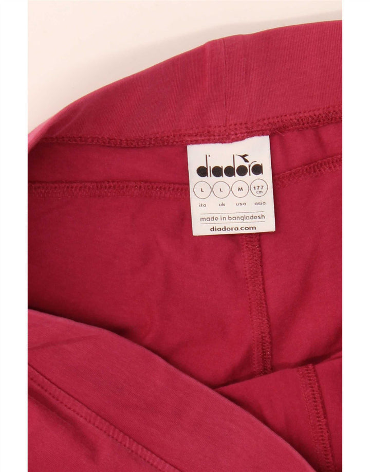 Leggings Diadora Mulher UK 14 Grande Vermelho