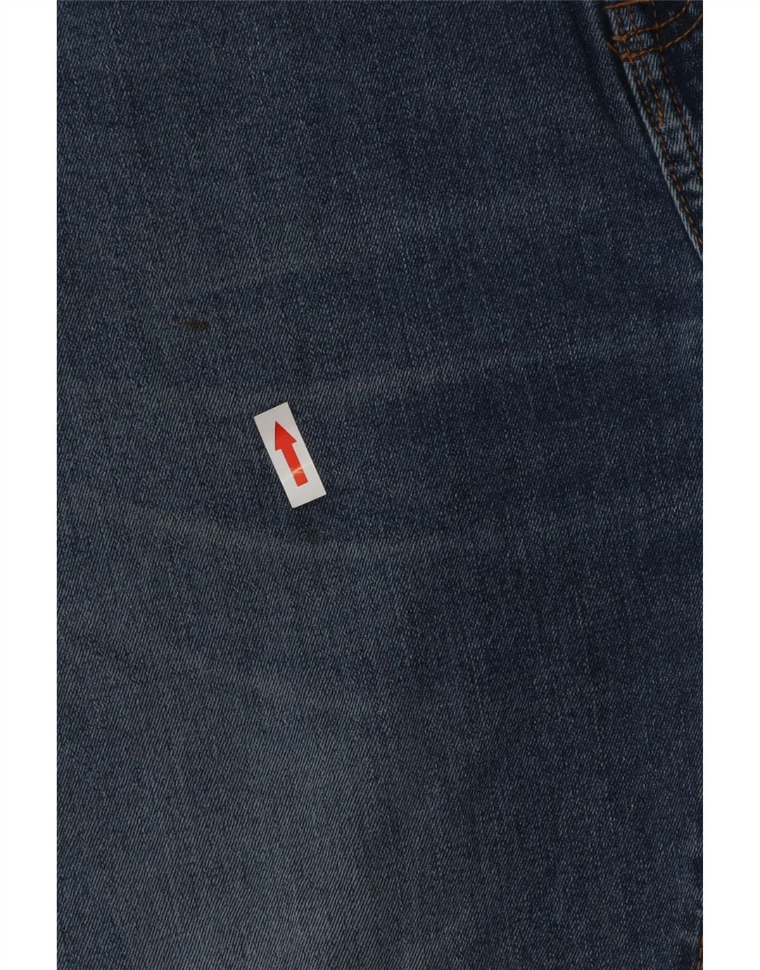 Zara Jeans masculino regular reto W34 L29 algodão azul