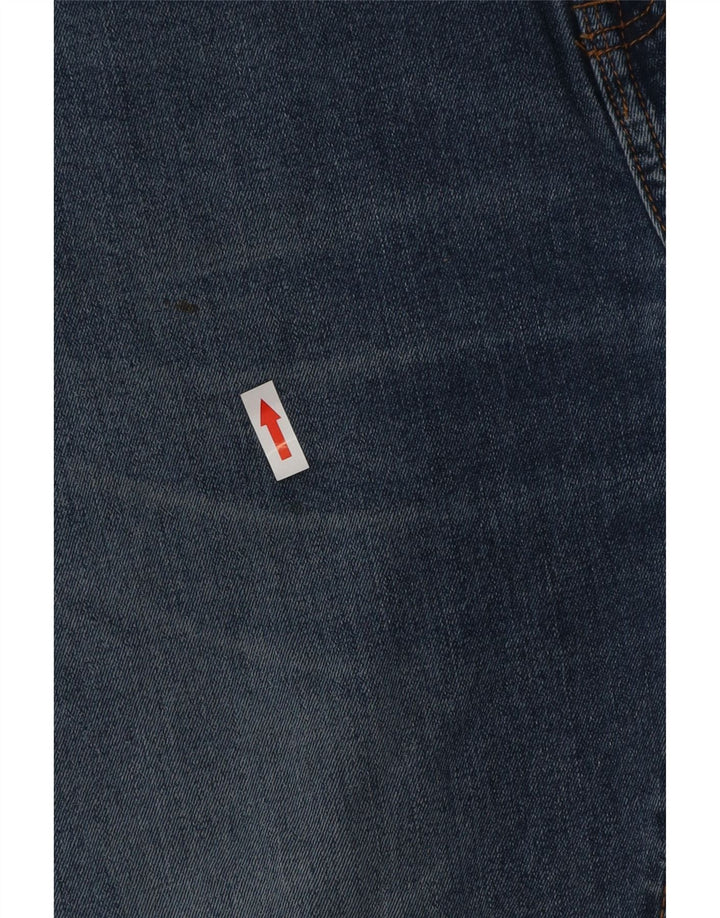 Zara Jeans masculino regular reto W34 L29 algodão azul