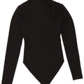 Macacão feminino de manga comprida Zara UK 8 pequeno poliéster preto