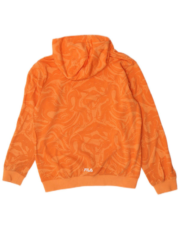 Fila Boys Hoodie Jumper 11-12 Anos Laranja Tie Dye Algodão
