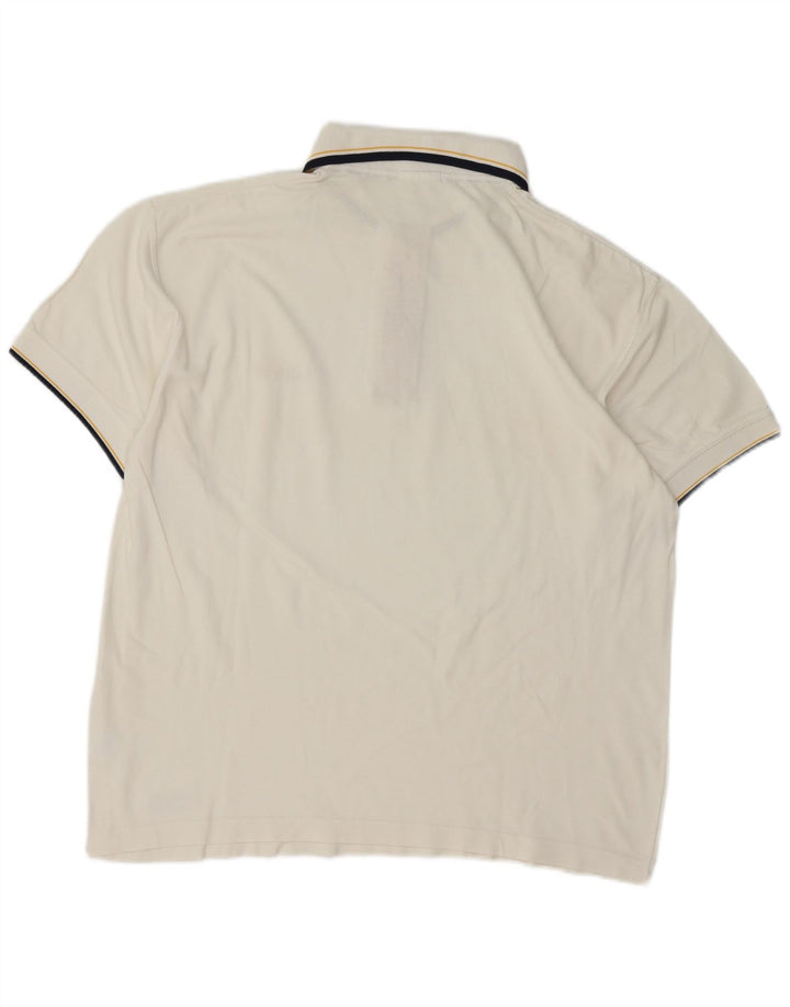 Camisa polo masculina Ellesse grande algodão branco