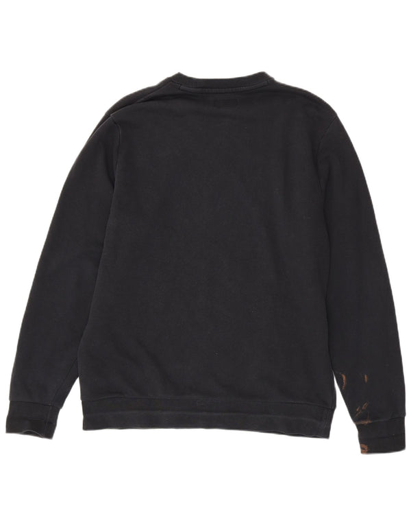 Converse Mens Moletom Jumper Médio Algodão Preto