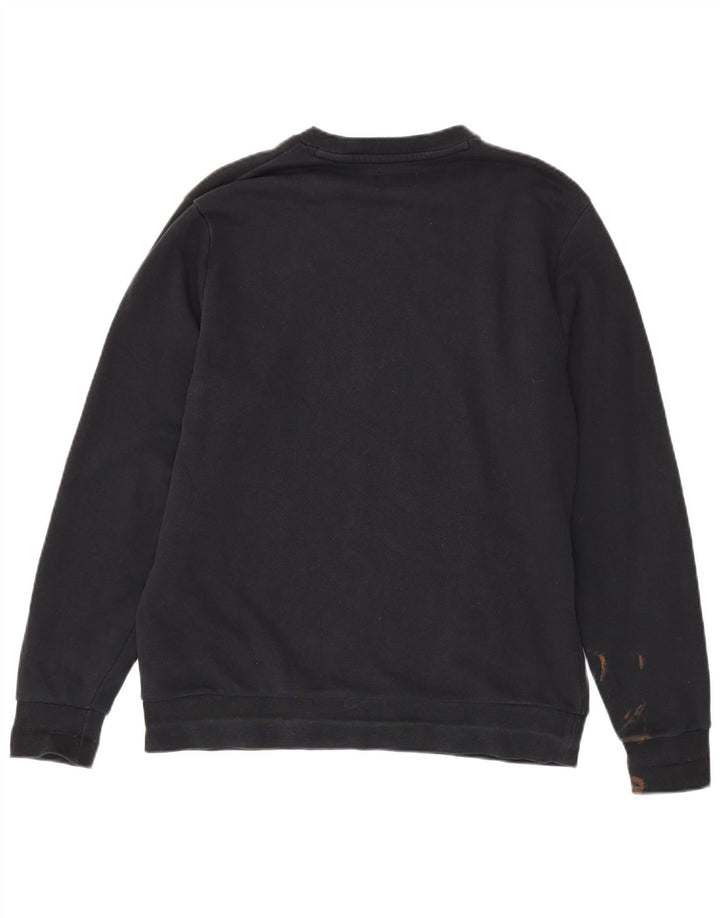 Converse Mens Moletom Jumper Médio Algodão Preto